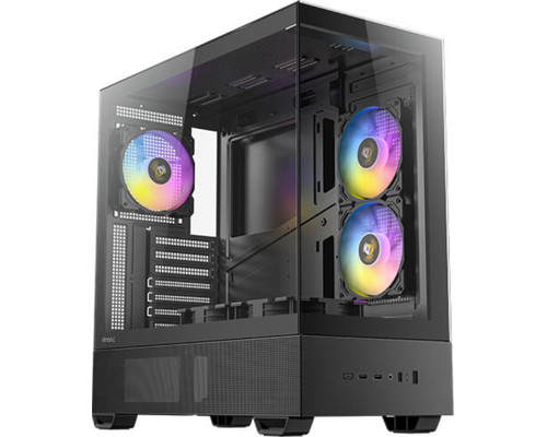 CAJA ANTEC CX705 ARGB MID-TOWER ATX PANORAMICA 270º 5XVENT 120MM PWM-DI15 CAJA ANTEC CX705 ARGB MID-TOWER ATX PANORAMICA 270º 5XVENT 120MM PWM