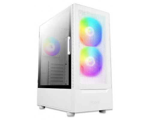 CAJA GAMING ANTEC NX410 ATX 2XUSB2.0 1XUSB3.0 SIN FUENTE BLANCO RGB