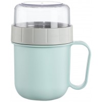 XAVAX TAZA PARA CEREALES 2 COMPARTIMENTOS 500+200ML