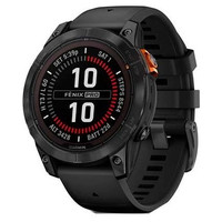 SMARTWATCH GARMIN FENIX 7X PRO SOLAR GRIS CORREA NEGRA