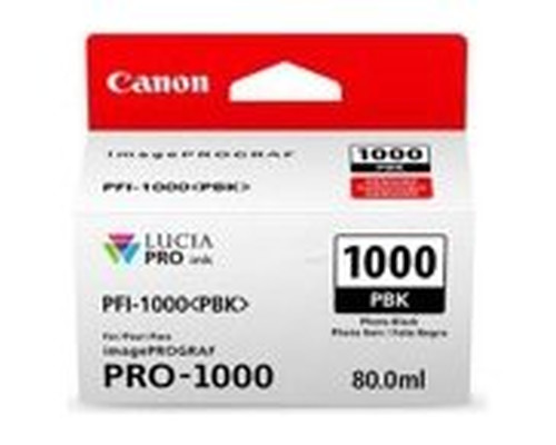Cartucho canon pfi - 1000 pbk foto negro-MR11 Cartucho canon pfi - 1000 pbk foto negro