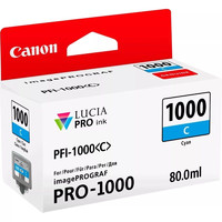 Cartucho canon pfi - 1000 c cian pro - 1000