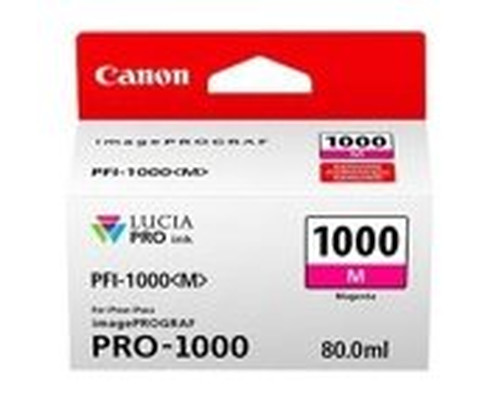 Cartucho canon pfi - 1000 m magenta pro - 1000-MR11 Cartucho canon pfi - 1000 m magenta pro - 1000
