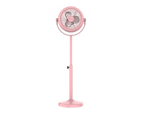 VENTILADOR DE PIE CECOTEC RETRO COLOR ROSA DE 10" CON 25 W AJUSTABLE