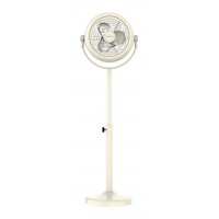 VENTILADOR DE PIE CECOTEC ESTILO RETRO COLOR BEIGE 25W E INCLINACIÓN AJUSTA