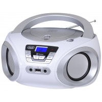 BOOMBOX ESTEREO PORTÁTIL CD BLUETOOTH USB AUX-IN TREVI CMP 544 BT BLANCO