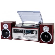 TOCADISCOS TREVI TT 1072 DAB TURNTABLE +DAB+AW+ENCODING DARK WOOD-DI8 TOCADISCOS TREVI TT 1072 DAB TURNTABLE +DAB+AW+ENCODING DARK WOOD