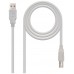 CABLE USB 2.0 IMPRESORA, TIPO A/M-B/M 1.0M BEIGE