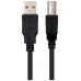 CABLE DE CONEXION USB TIPO NEGRO A-B 1.8 M NANOCABLE