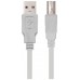 CABLE DE CONEXION USB BEIGE TIPO A-B 1.8 M NANOCABLE