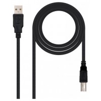 Nanocable Cable USB 2.0 Tipo A - B Negro 4.5M