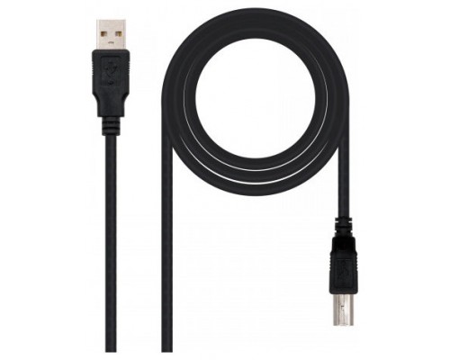 Nanocable Cable USB 2.0 Tipo A - B Negro 4.5M