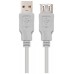 CABLE EXTENSION USB TIPO A-F 1 M NANOCABLE