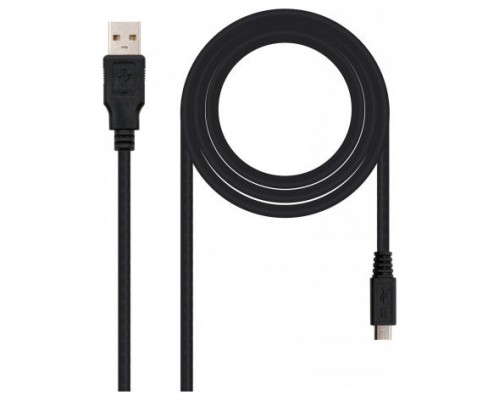 Nanocable Cable USB 2.0 Tipo A/M MicroUsb B/M1,8 M