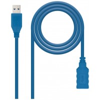 CABLE USB 3.0 A/M-A/H 2M AZUL NANOCABLE