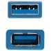 CABLE USB 3.0 A/M-A/H 2M AZUL NANOCABLE