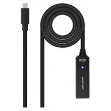 Nanocable Cable USB 3.2 amplif. C/M-C/H 5m