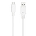Nanocable Cable USB 2.0 3A USB-C-M/M 2M Blanco
