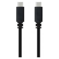 CABLE USB 2.0 3A TIPO USB-C/M-USB-C/M 1.5 M NEGRO NANOCABLE