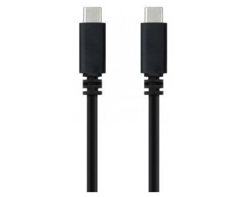 CABLE USB 2.0 3A TIPO USB-C/M-USB-C/M 1.5 M NEGRO NANOCABLE