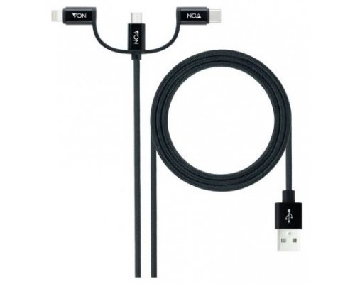 Nanocable Cable USB a USB-C/Micro USB/ Lighthning