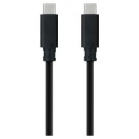 CABLE USB 3.1 GEN2 5A USB-C/M-USB-C/M 0.5M NEGRO NANOCABLE