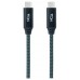 CABLE TYPE-C A TYPE-C USB 3.2 GRIS/NEGRO 0.5M NANOCABLE