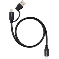 Nanocable Cable USB-C+USB-A/USB-C 3.2 GEN2 1 M-3IA Nanocable Cable USB-C+USB-A/USB-C 3.2 GEN2 1 M