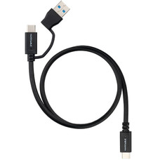 Nanocable Cable USB-C+USB-A/USB-C 3.2 GEN2 2 M-IA4 Nanocable Cable USB-C+USB-A/USB-C 3.2 GEN2 2 M