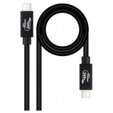 Nanocable Cable USB4 Gen3x2 40Gbps 240W USB-C 1M