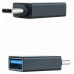 Nanocable Adaptador USB-C/M a USB3,1/H Aluminio