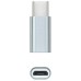 ADAPTADOR USB-C A MICROUSB, USB-C/M-MICRO B/H GRIS NANOCABLE