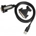 Nanocable Adaptador Usb a Serie  DB9M/25H