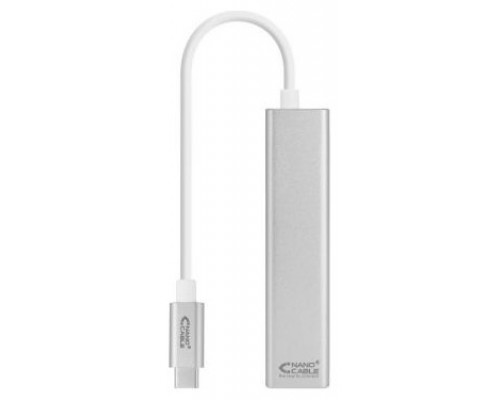 Nanocable Conversor USB-C Ethernet +3xUSB 3.0