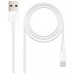 Nanocable Cable de datos/carga LIGHTNING/USB 1 M