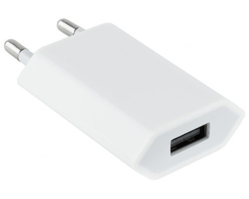 CARGADOR PARED MINI USB 5V/1A BLANCO NANOCABLE