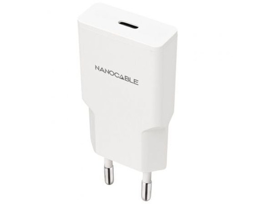 Nanocable Cargador USB-C/PD 30W   Blanco