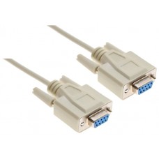 CABLE SERIE NULL MODEM RS232 DB9/H-DB9/H 1.8 M