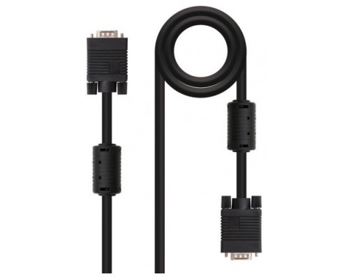 CABLE SVGA CON FERRITA MONITOR TIPO M-M 1M NANOCABLE