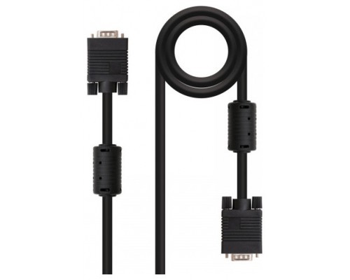 Nanocable Cable Conmutador Vga 15 M Negro