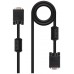 Nanocable Cable VGA con ferrita M-H, negro, 1.8m