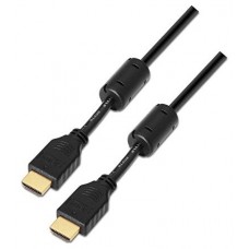 CABLE HDMI V1.4 (ALTA VELOCIDAD/HEC) FERRITA TIPO A/M-A/M NEGRO 5M NANOCABLE