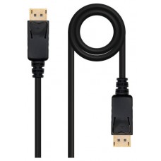 CABLE DISPLAYPORT DP/M-DP/M NEGRO 0.5 M NANOCABLE