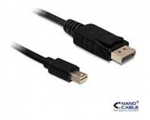 Nanocable Mini DP/Displayport, Mini DP/M-DP/M, 2 M