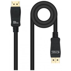 CABLE DISPLAYPORT 1.4 DP/M-DP/M NEGRO 2M NANOCABLE