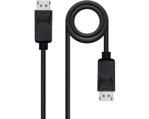 CABLE DISPLAYPORT CCS 1.4 DP/M-DP/M NEGRO 0.5 M NANOCABLE-AA2 CABLE DISPLAYPORT CCS 1.4 DP/M-DP/M NEGRO 0.5 M NANOCABLE