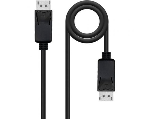 CABLE DISPLAYPORT CCS 1.4 DP/M-DP/M NEGRO 5 M NANOCABLE-AA5 CABLE DISPLAYPORT CCS 1.4 DP/M-DP/M NEGRO 5 M NANOCABLE