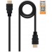 CABLE HDMI V2.0 CERTIFICADO 4K 60HZ 18GBPS A/M-A/M NEGRO 3.0M