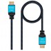 CABLE HDMI V2.0 4K NEGRO 0.5M NANOCABLE