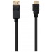 Nanocable Cable Conversor DP a HDMI 0,5 M Negro